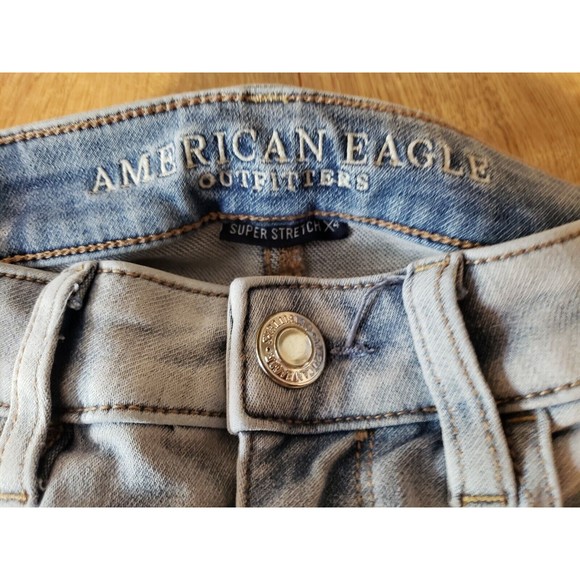 EXCELLENT American Eagle Super Stretch Size 2 Regular X4 Hi-Rise Jegging - Picture 2 of 8